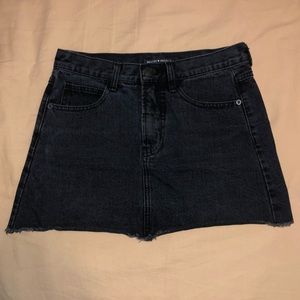 Brandy Melville Black Denim Skirt